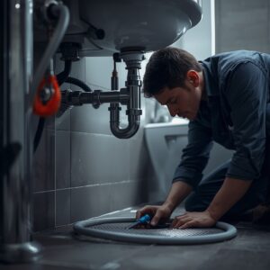 hydraulik czyści kanalizacje